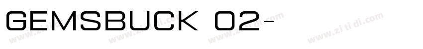 gemsbuck 02字体转换